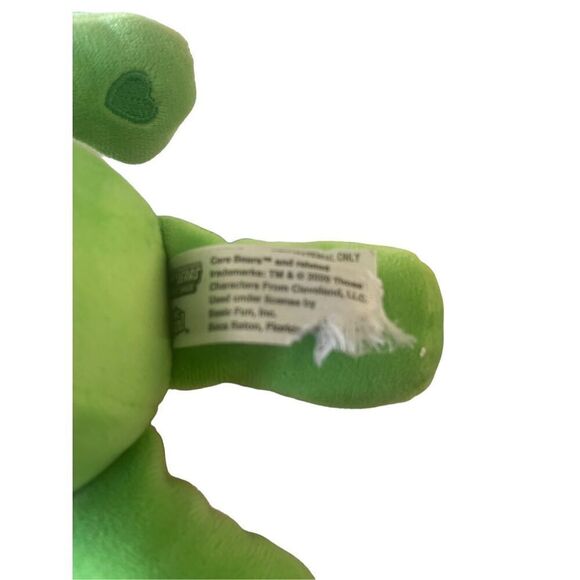 Care Bears Green Lucky Good Luck Clover Bear Plushie Stuffed Toy - Picture 4 of 8